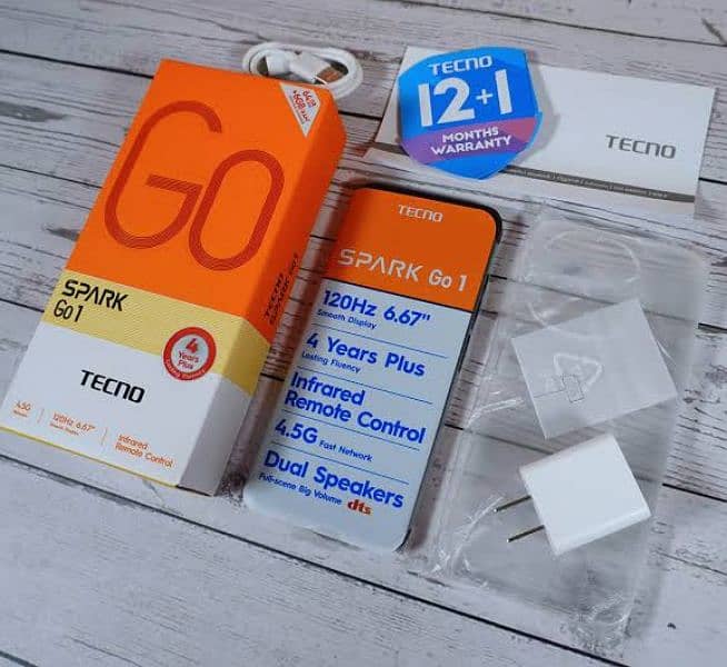 Tecno Spark Go 1, 4+4/64 New Model 1