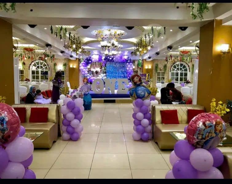 Birthday/ Anniversary/Mehndi/mayyo/Wedding Balloon decor Event Planner 1