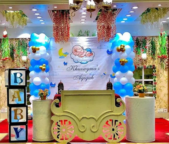 Birthday/ Anniversary/Mehndi/mayyo/Wedding Balloon decor Event Planner 3