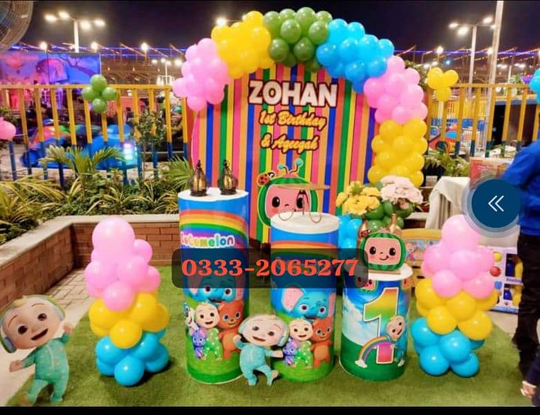 Birthday/ Mehndi/Mayyo ballon Decoration Event Planner 2