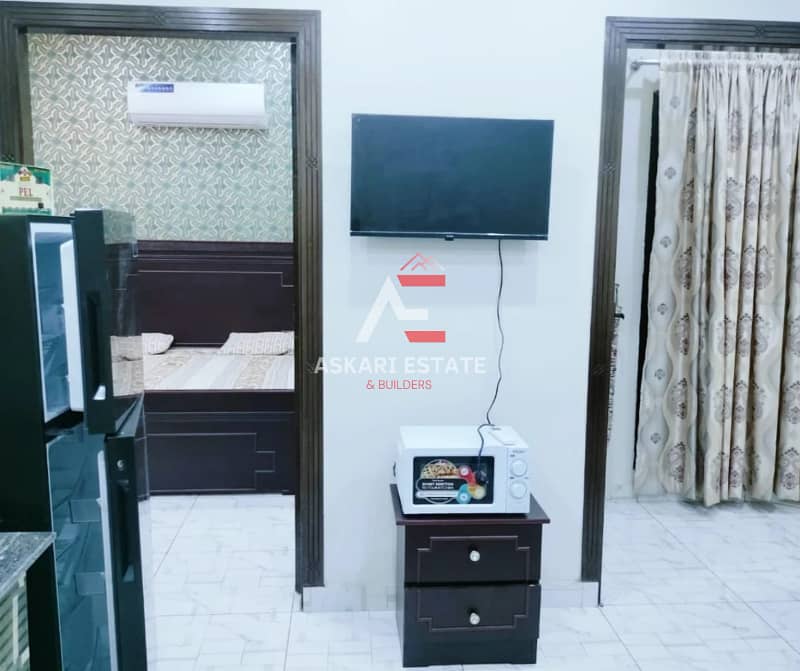 TOTALLY FURNISHED 2 BEDROOMS APARTMENT AVAILABLE FOR RENT (AT REASONABLE RENT) IN CITI HOUSING GUJRANWALA 4