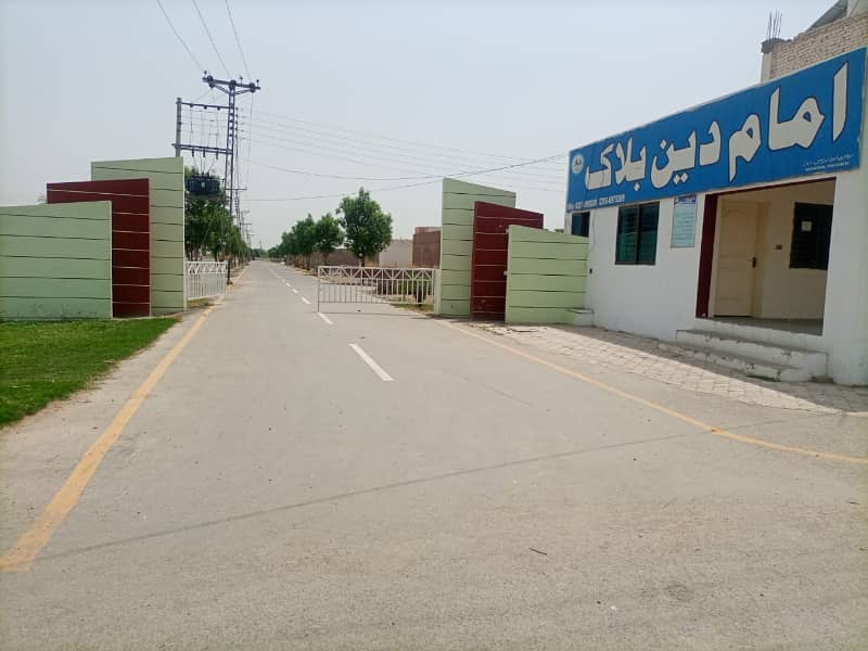 4.5 Marla Residential plot available in Imam Din Block Sahiwal 1