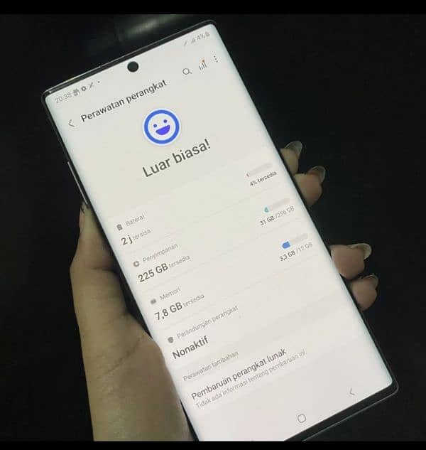 Note 10 plus check discrition 1