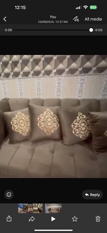 full big size branded new l shape corner sofa 1