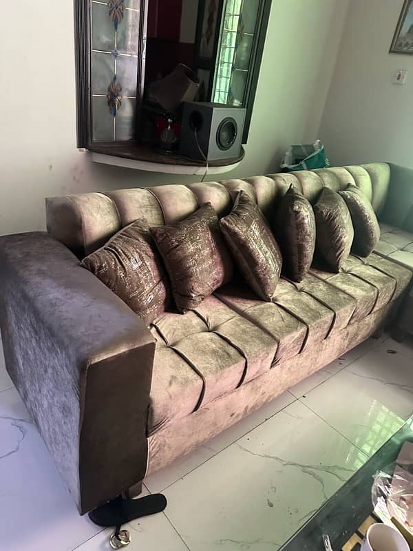 full big size branded new l shape corner sofa 3