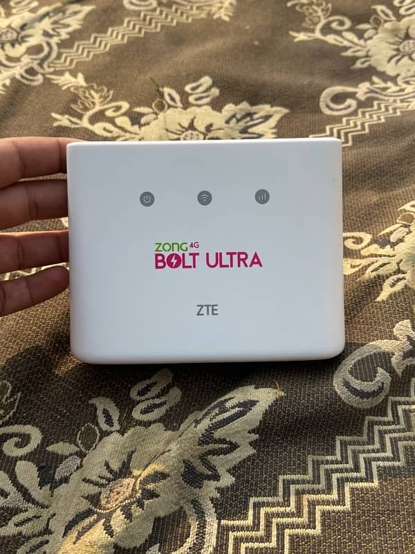 ZONG BOLT ULTRA ZTE 4G SIM ROUTER 4