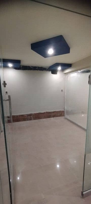 full basement available for rent with 5-6 glass chambers 4