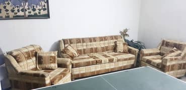 Sofa Set Solid Wood (Almost New) final price