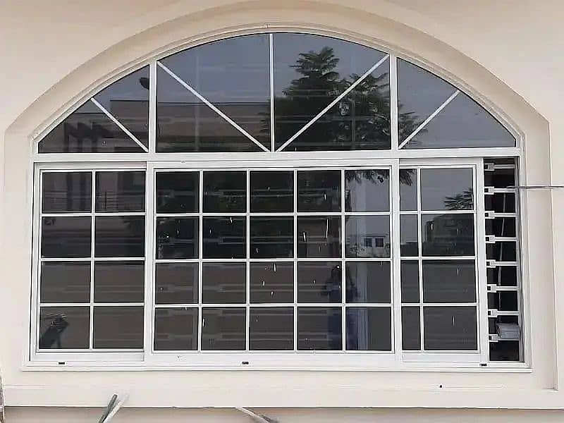 aluminium window/upvc door/glass work/partition/upvc window/cabine 2