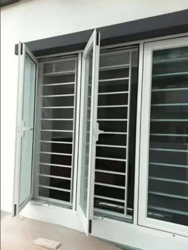 aluminium window/upvc door/glass work/partition/upvc window/cabine 8