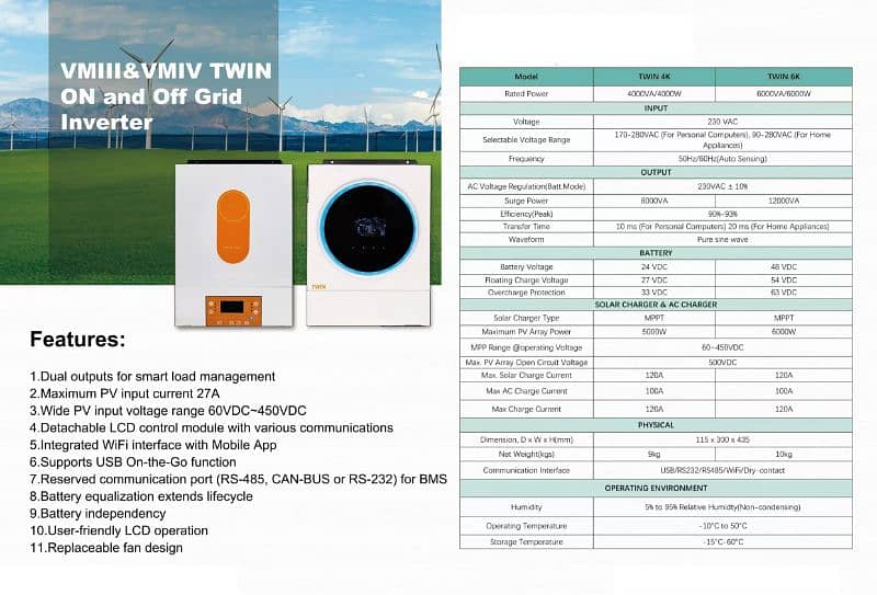 Solar Inverter 6kw Hybrid 2