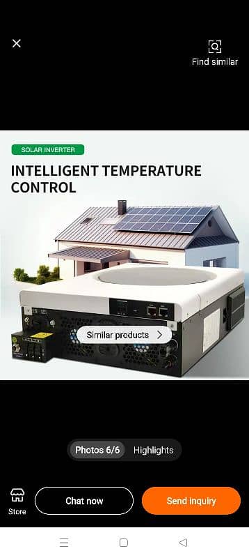 Solar Inverter 6kw Hybrid 5