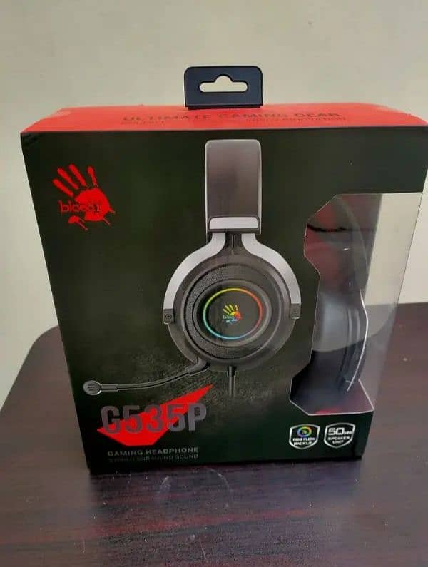 Bloody G535p Stereo Surround Sound RGB Gaming Headphones (Black) 0