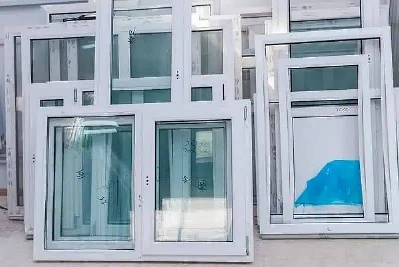 aluminium window/upvc door/glass work/partition/upvc window/cabine 1