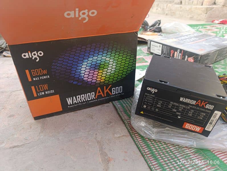 Aigo Warrior AK 600w Powersupply - Barely Used 0