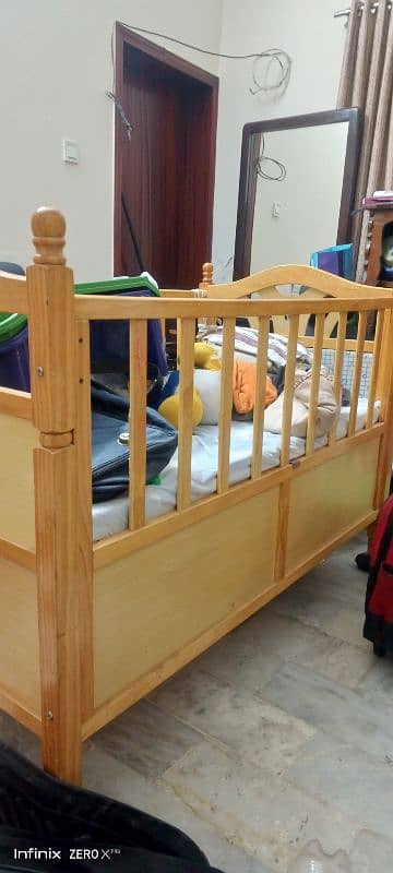 wooden Baby cart, bed 0