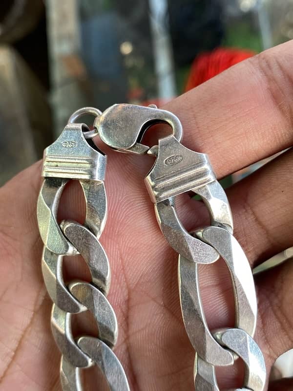 SILVER CHAIN PURE CHANDI MADE BY (ITLAY) 8