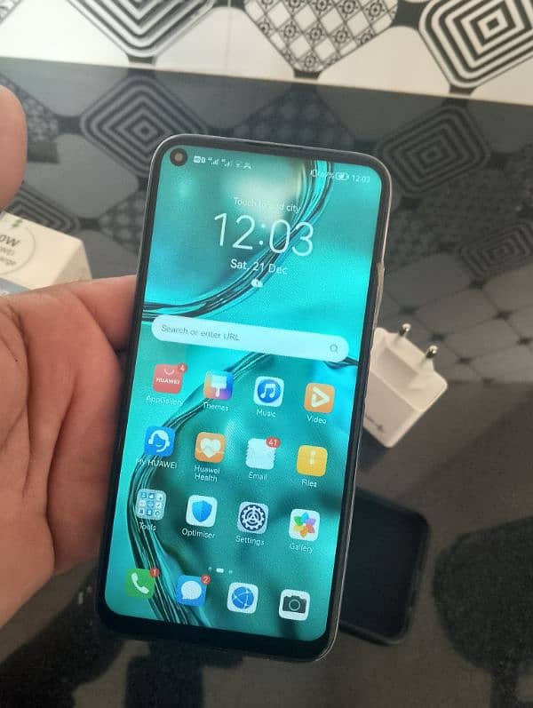 Huawei nova7i 8gb 128gb all ok full box 40w  charger 1