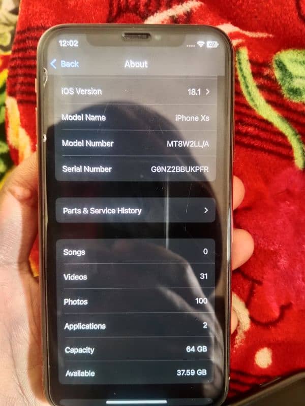 iphone XS  64GB  Factory Unlock 3