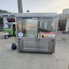 bargar and shawarma counter 6 feet 2.5 feet use like new 03354147415