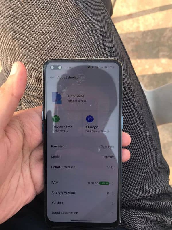 Oppo F17 pro exchange possible 8+8/128 7