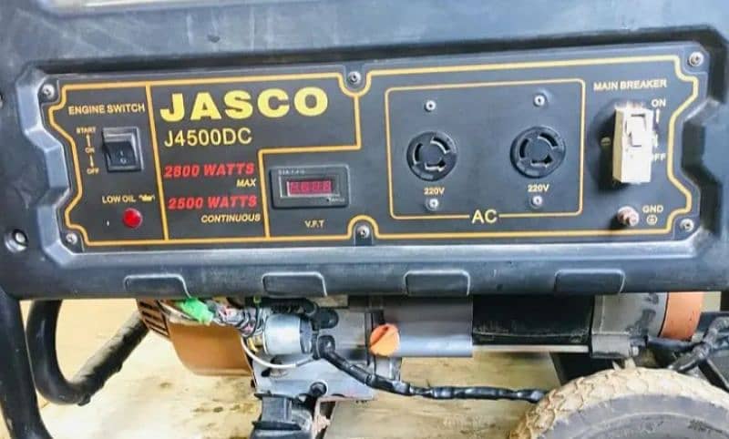 Jasco 3kva generator with brand new engine and battery 3