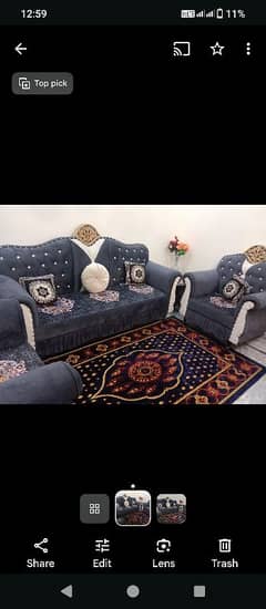 Five seater sofa set