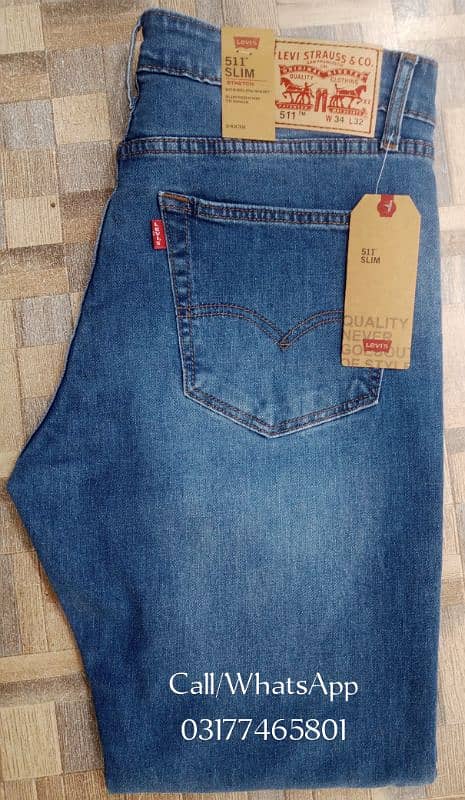 511,Left over Export Garments Levis Jeans, Shirts, Jacket, Socks. 5