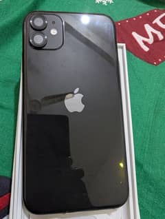 iphone 11 jv 64gb Black 10/10 full box non active