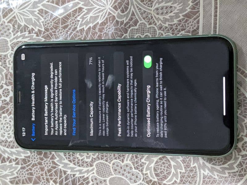 iPhone 11 128GB PTA Approved 71% Battery 4