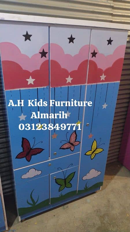 Kids Wardrobe / Kids Almari / Baby Wardrobe / Almari / Kids Furniture 4