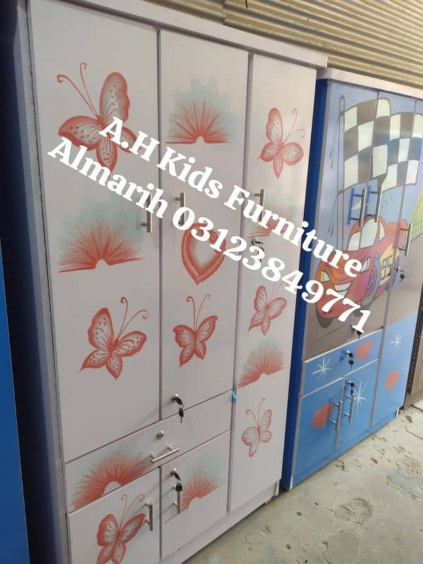 Kids Wardrobe / Kids Almari / Baby Wardrobe / Almari / Kids Furniture 6