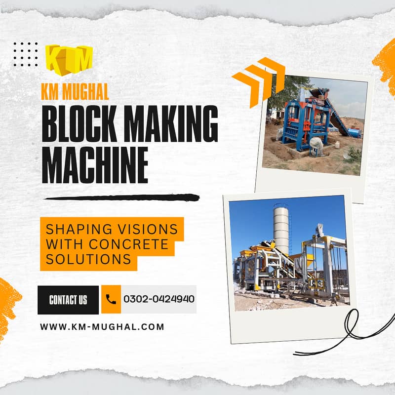 Concrete Block Making Machine In Pakistan 6