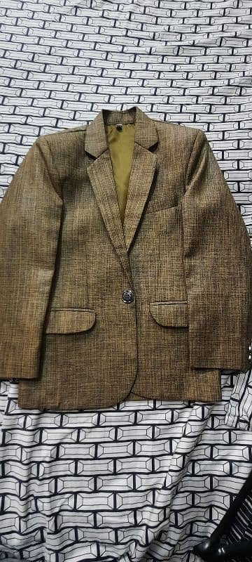 3 piece suit (brown) for boys 8-10 yrs 0