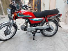 honda cd 70 red colour  03084600283