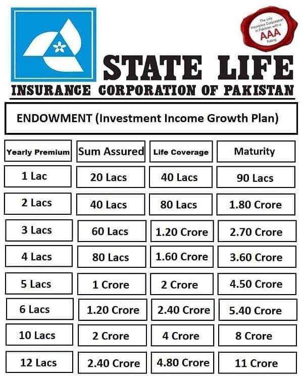 State Life Insurance Plan 13