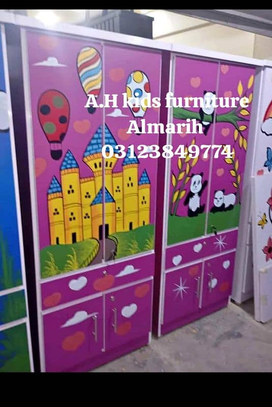 Kids Wardrobe / Kids Almari / Baby Wardrobe / Baby Almari 12