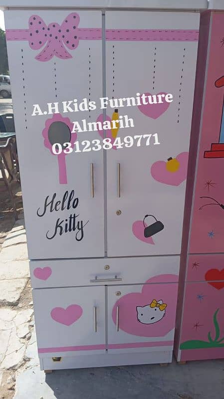 Kids Wardrobe / Kids Almari / Baby Wardrobe / Baby Almari 10