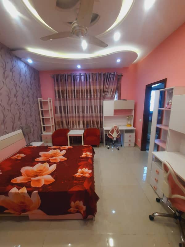 FULLY FURNISHED Two Bedroom Flat Is Available For Rent IN Gold Crest Mall 3