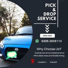 Pick and Drop Services | Best Services | Services in Karachi