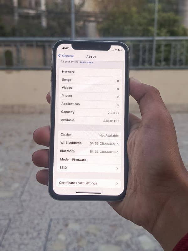 Iphone x 256gb urgent sale!! 4