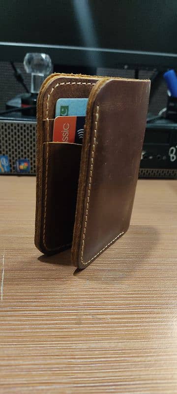 Handmade Bi Fold Men leather Wallet 1