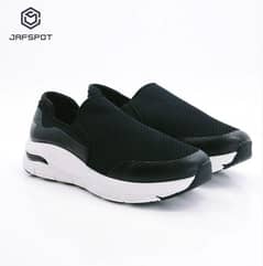 jafspot men comfortable grip on sneakers For men jf038 black colour