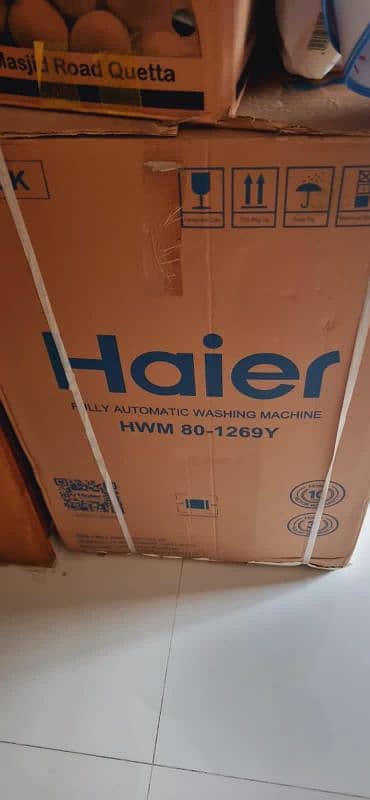 haier fully automatic mashine 1