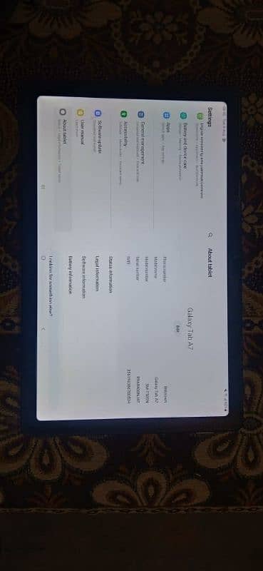 Samsung Galaxy Tab A7 for sale 1