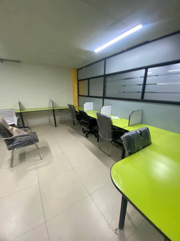 Office for rent in johar town for (Call center + Software house + Marketing office and other setup as you want) 3