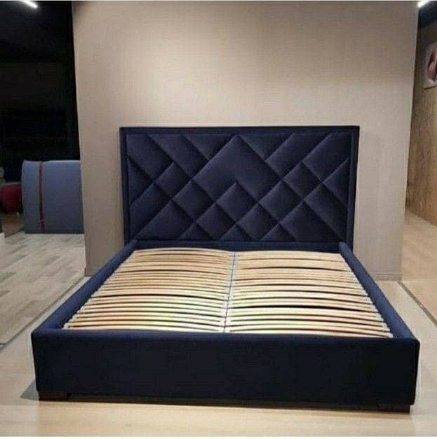 bedset/wooden bed/side table/double bed 7