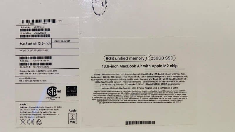 MacBook Air M2 2022 1