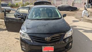 Toyota Corolla XLI 2010 Black color in good condition