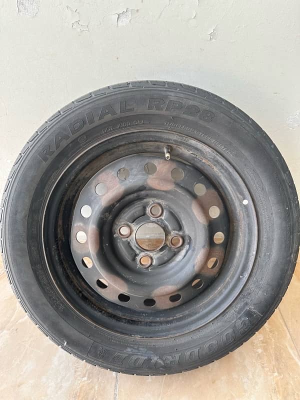 14 inch rim with tyre 0